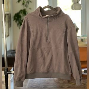 White Fox Active x Sarahs Day Chloe Zip Front Sweatshirt